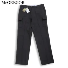 【新品 未使用】 McGREGOR マクレガー 秋冬★ 調温 ロゴタグ カーゴ スラックス パンツ 大きいサイズ Sz.91 メンズ グレーのサムネイル