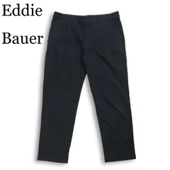 Eddie Bauer エディーバウアー 秋冬★ ストレッチ タック テーパード パンツ Sz.34 メンズ グレー 大きいサイズ アウトドアのサムネイル