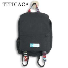 TITICACA × YAKPAK チチカカ ヤックパック コラボ 通年 ネイティブ柄 デイパック リュック バック 鞄 Sz.F レディース 黒