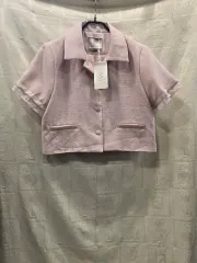 新品) リリエンコ RIRI & CO 26年 ピンク クロップド ジャケット L(77)のサムネイル