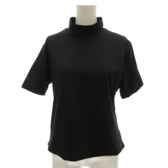 オットー OTTO 美品 ハイネックカットソー Tシャツ 半袖 L 黒 ブラック /JI ■ECF007のサムネイル