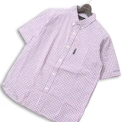 Back Channel バックチャンネル 春夏★ 半袖 シアサッカー ギンガムチェック ボタンダウン シャツ 日本製 Sz.M メンズのサムネイル