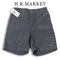 【新品】 H.R.MARKET ハリウッドランチマーケット H刺繍★ サマー コール カレントビーチ ショート パンツ Sz.S メンズのサムネイル