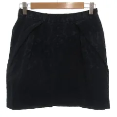B&Y ユナイテッドアローズ BEAUTY&YOUTH ビューティー&ユース 美品 スカート 台形 S レース ミニ丈 紺 ネイビー /KB ■ECF006のサムネイル