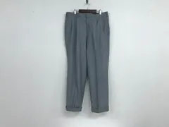 本物ブルックスブラザーズBrooksBrothersウールワイドスラックスパンツメンズサーフアメカジミリタリーストリートスケーターワークビジネススーツモードゴルフドレスバイカーグレー35/89L日本製のサムネイル