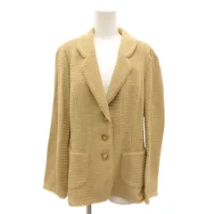 ロシャス ROCHAS テーラードジャケット シングル ニット 13 ベージュ /JS ■ECF006のサムネイル