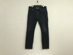 本物ポールスミスPS PaulSmithコットンストレッチデニムパンツメンズサーフアメカジミリタリーストリートスケーターワークビジネススーツモードゴルフドレスバイカー黒ブラックL日本製のサムネイル