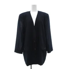 ハーディエイミス HARDY AMIES ジャケット 13 ダークネイビー Vネック 長袖 フラップポケット /SX ■GY06のサムネイル