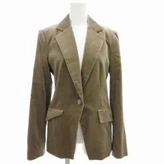 ミッシェルクラン MICHEL KLEIN テーラードジャケット ブレザー 1B ノーベント 38 M ベージュ /SS 1025 ■GY09のサムネイル