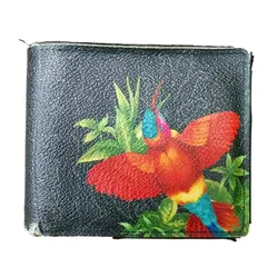 エトロ ETRO ペイズリー 二つ折り財布 ウォレット レザー 黒 ブラック 0223のサムネイル