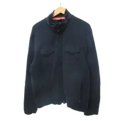 ヒューゴボス HUGO BOSS ブルゾン スタンドカラーフラップポケット ジップアップ 黒 ブラック XL /HW  ■IBO97のサムネイル