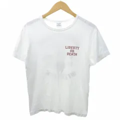 クーティー COOTIE Tシャツ カットソー 半袖 クルーネック LIBERTY OR DEATH 白 ホワイト SMALL  /HWのサムネイル