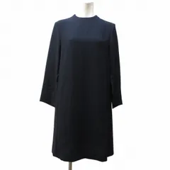 アドーア ADORE 美品 チュニック ワンピース 長袖 袖スリット 黒 ブラック 36 約S IBO77のサムネイル