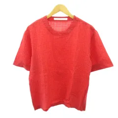 ジョンローレンスサリバン JOHN LAWRENCE SULLIVAN 美品 カットソー 無地 半袖 赤 レッド 1121のサムネイル