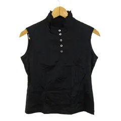 ヒロコビス ブラウス シャツ トップス ノースリーブ ブラック 日本製 レディース 9サイズ ブラック HIROKO BIS 【中古】のサムネイル