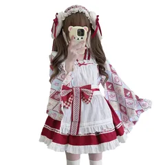 和服 レテ?ィース 浴衣ト?レス コスフ?レ 4点セット チェック柄 リホ?ン ロリータ 大きいサイズ アイト?ル 衣装 ゆかた 大人 水色 夏のサムネイル