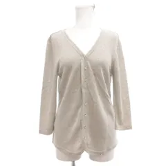 マドモアゼルノンノン mademoiselle NON NON カーディガン 七分袖 リネン グレー /MGのサムネイル