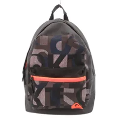 クイックシルバー QUIKSILVER リュックサック デイパック バッグ ロゴ グレー オレンジ /JSのサムネイル