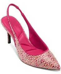 カール ラガーフェルド レディース シューズ パンプス KARL LAGERFELD PARIS Womens Rosalyn Slingback Pumps Teaberryのサムネイル