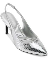 カール ラガーフェルド レディース シューズ パンプス KARL LAGERFELD PARIS Womens Rosalyn Slingback Pumps Silver シルバーのサムネイル