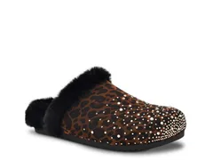 ゲス レディース シューズ サンダル Guess Gascona Clog Dark Brown Leopard Print ブラウンのサムネイル