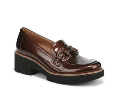 ナチュライザー レディース シューズ スリッポン・ローファー Naturalizer Corinne Loafer Dark Brown ブラウンのサムネイル
