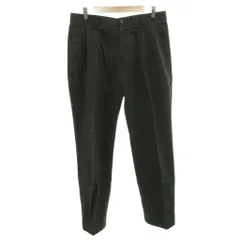 ユナイテッドアローズ UNITED ARROWS 22SS チノパンツ オーガニックコットン ニドム 2プリーツ L ダークグリーン /FFのサムネイル