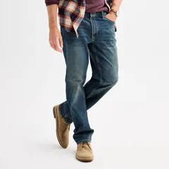 ソノマ メンズ ボトムス デニムパンツ Mensonoma Goods For Life StraightFit Flexwear Jean Green Tint グリーンのサムネイル