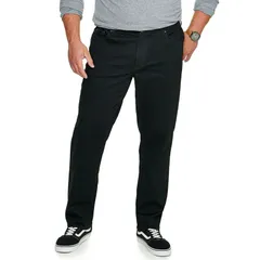 ソノマ メンズ ボトムス デニムパンツ トール ジーンズ Big Tall Sonoma Goods For Life StraightLeg Flexwear Jeans Black ブラックのサムネイル