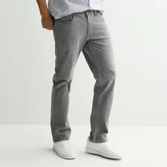 ソノマ メンズ ボトムス デニムパンツ Mensonoma Goods For Life StraightFit Flexwear Jean Grey Wash グレーのサムネイル