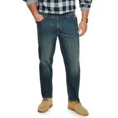 ソノマ メンズ ボトムス デニムパンツ トール ジーンズ Big Tall Sonoma Goods For Life StraightLeg Flexwear Jeans Green Tint グリのサムネイル
