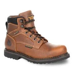 ジョージアブーツ メンズ シューズ ブーツ・レインブーツ Georgia Boots Georgiant Revamp Mens 6Inch Waterproof Work Boots Brown ブのサムネイル