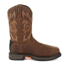 ジョージアブーツ メンズ シューズ ブーツ・レインブーツ Tシャツ Georgia Boots CarboTec LT Mens Waterproof Steel Toe Work Boots Broのサムネイル