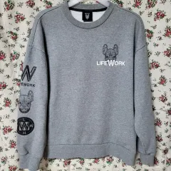 正規品 Life Work ライフウォーク 弱起毛 フレンチブルドッグ スウェット M ヨーロッパサイズ ユニセックスのサムネイル