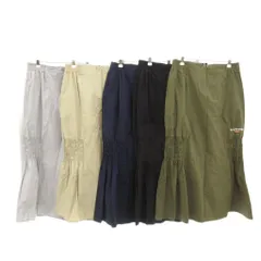 パーソンズ PERSON'S 美品 5点セット まとめ ロングスカート ロゴ タック L LL /TQのサムネイル