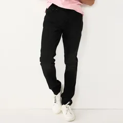ソノマ メンズ ボトムス デニムパンツ ジーンズ Mensonoma Goods For Lifeveryday Regular Straight Fit Jeans Black ブラックのサムネイル