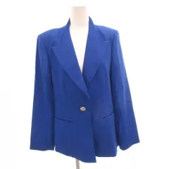 ピエールカルダン Pierre Cardin テーラードジャケット ウール シングル 9 ブルー /FFのサムネイル