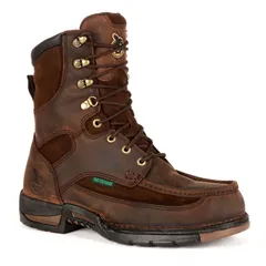 ジョージアブーツ メンズ シューズ ブーツ・レインブーツ Georgia Boots Athens Mens Waterproof 8in Work Boots Brown ブラウンのサムネイル