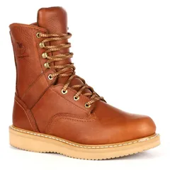 ジョージアブーツ メンズ シューズ ブーツ・レインブーツ Georgia Boots Mens 8in Wedge Work Boots Barracuda Gold ゴールドのサムネイル