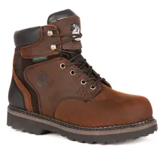 ジョージアブーツ メンズ シューズ ブーツ・レインブーツ Georgia Boots Brookville Mens 6in Waterproof Work Boots Dark Brown ブラウンのサムネイル