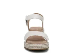 ナチュライザー レディース シューズ サンダル NaturalizerGoldiespadrille Wedge Sandal White ホワイトのサムネイル