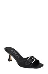 ゲス レディース シューズ ヒール サンダル GUESS Dista Slide Sandal Black 002 ブラックのサムネイル
