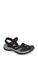 キーン レディース シューズ ヒール サンダル KEEN Rose Sandal Black Grey ブラックのサムネイル