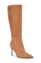 ナインウェスト レディース シューズ ブーツ・レインブーツ Nine West Cook Pointed Toe Knee High Boot Dark Naturalのサムネイル