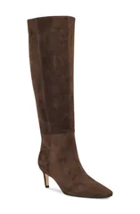 ナインウェスト レディース シューズ ブーツ・レインブーツ Nine West Caddy Knee High Boot Dark Brown ブラウンのサムネイル