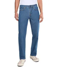 ボルコム メンズ ボトムス デニムパンツ Volcom Solver Denim Bold Blue ブルーのサムネイル