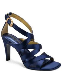 ダナキャラン レディース シューズ サンダル ラップワンピース サテン アンクル Donna Karan Briarrose Satin Stappy Ankle Wrap Dressandals Nのサムネイル
