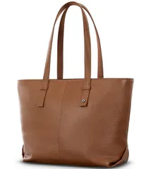 サムソナイト レディース バッグ レザー Samsonite Mobile Solution 2 Leather Tote Bag Cognacのサムネイル
