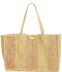 レベッカミンコフ レディース バッグ カラーブロック REBECCA MINKOFF Large Raffia Colorblock Tote Bag Natural Multi マルチカラーのサムネイル