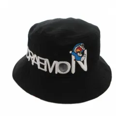 ニューエラ NEW ERA ドラえもん リバーシブル バケットハット 帽子 刺繍 ロゴ 黒 ブラック /FFのサムネイル